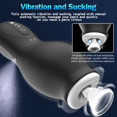 7 Types of Sucking Vibration Male Masturbator Dragon Suction Trainer