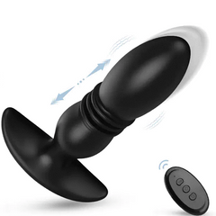 3 thrust 12 Vibration Silicone Remote Control Prostate Vibrator Massager