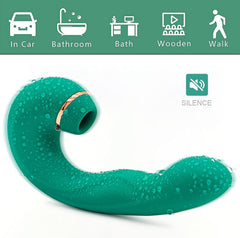 5 Sucking modes Tap the G-spot and suck the vibrator