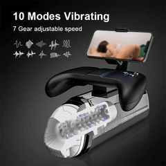 7-Frequency Suction & 7-Frequency Vibration Male Masturbator Cup