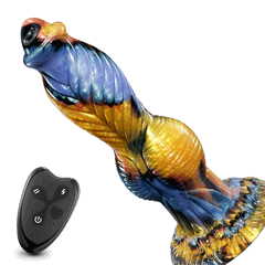 10.23 inch Animal Texture 7 Thrust Large Suction Cup Monster Fantasy Dildo