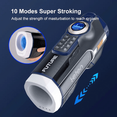 10-Frequency Expansion Heating Male Sex Toy Aircraft Cup