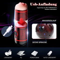 Masturbation Cup male masturbator 12 vibration modes oral sex simulator