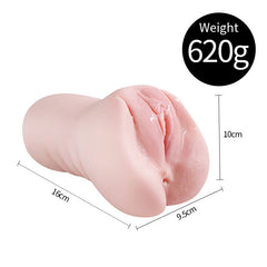 JIUAI Morita vulva anus 2-in-1 pocket pussy masturbation sex toy