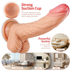 15cm Realistic Silicone Male Penis Sex Torso Dildo Cosdoll