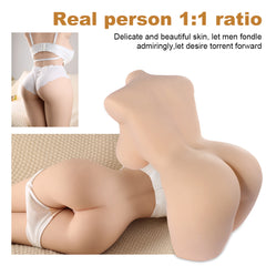 Mona Sex Torso 70.54LB Realistic Big Boobs Ass Telescopic 3 Speed & 4 Frequency Auto Thrusting Torso Sex Dolls Male Masturbator