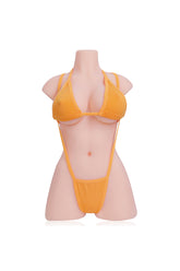 18.6 LB Vena Realistic Sex Doll Torso Fair/Wheat TPE Big Breasts Half Body Love Dolls in Stock