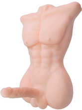 YT-038 Muscle TPE Shemale Real Doll Dildo Torso Yayo Doll
