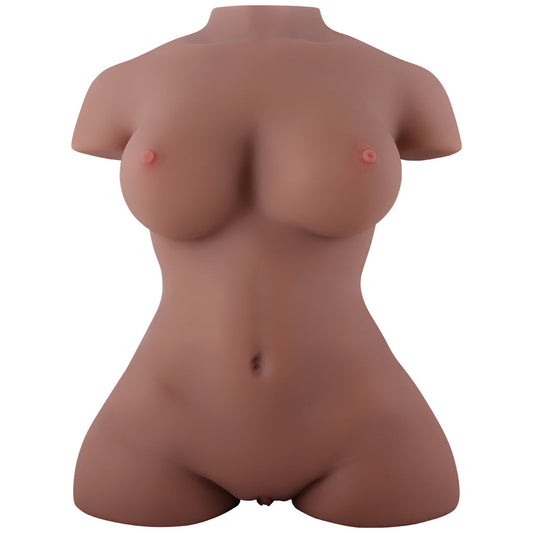 How to prevent an ebony sex doll torso from looking grey?