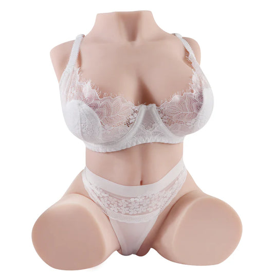 What does the vagina of a realistic sex doll torso look like?