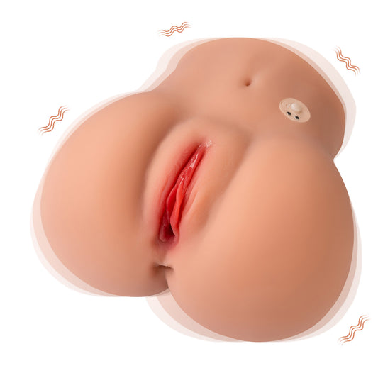 Roberta 4.62LB Vibrating Sex Doll For Men Lifelike Love Torso Dolls Ass Realistic Soft Big Butt Toy