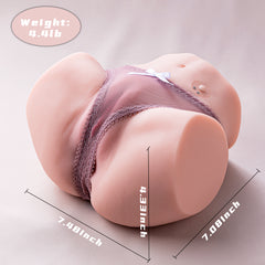 Vicky 4.4lb Torso Adult Sexy Toy Vagina Realistic Ass Male Masturbator Vibrating Sex Dolls