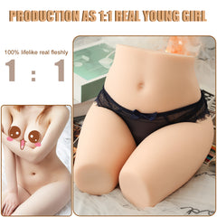 Amber 13.22LB Life Size Female Real Butt Sexdolls Torso Sex Toy Male Masturbator