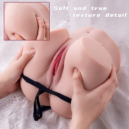 Olga 7.9LB Realistic Vibrating Ass Sex Toy Torso Masturbation Big Butt Lifelike Sexy Dolls