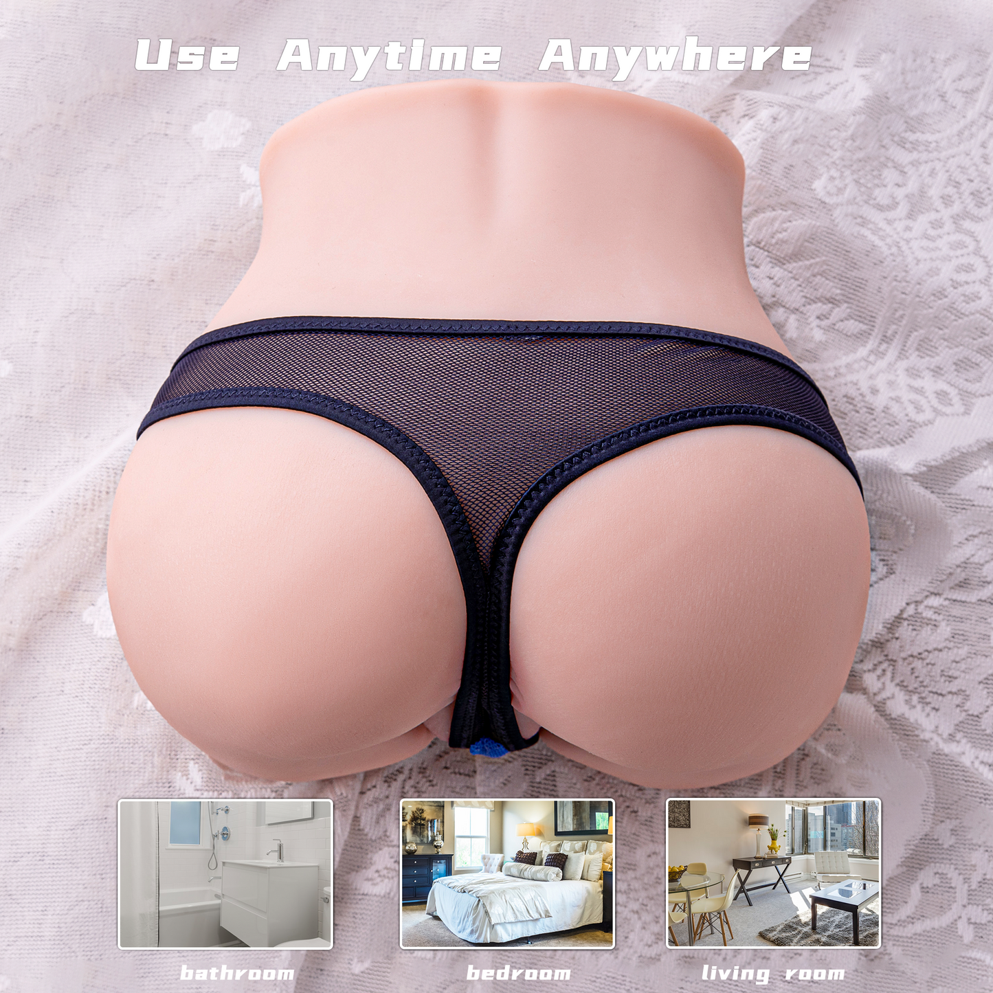 Olga 7.9LB Realistic Vibrating Ass Sex Toy Torso Masturbation Big Butt Lifelike Sexy Dolls