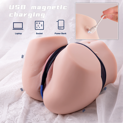 Olga 7.9LB Realistic Vibrating Ass Sex Toy Torso Masturbation Big Butt Lifelike Sexy Dolls