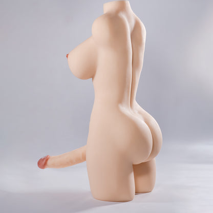 63cm Shemale Penis Sex Doll Dildo Torso