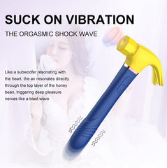 10 Vibration Patterns Silicone Hammer Sex Toy