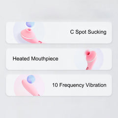 10 frequency Magic Wand Vibrator Vibrating Sucking Female Masturbator