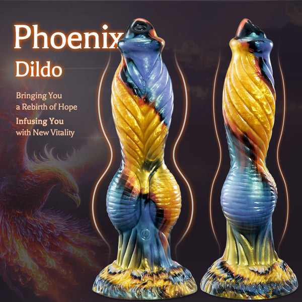 10.23 inch Animal Texture 7 Thrust Large Suction Cup Monster Fantasy Dildo