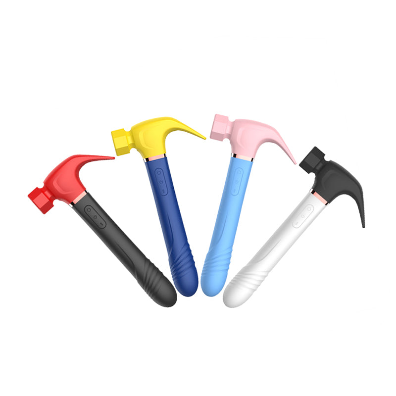 10 Vibration Patterns Silicone Hammer Sex Toy