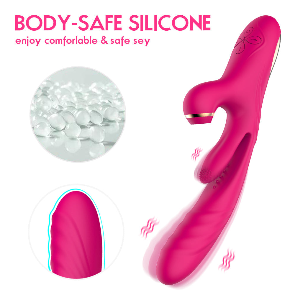 7 Frequency Expansion Suction Pulsation Female Rabbit Vibrator