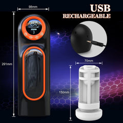Inverted Fully Automatic Men's Masturbation Cup