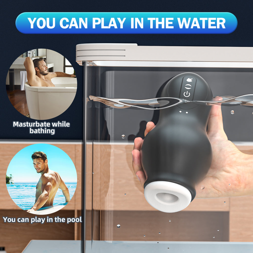 7 Types of Sucking Vibration Male Masturbator Dragon Suction Trainer
