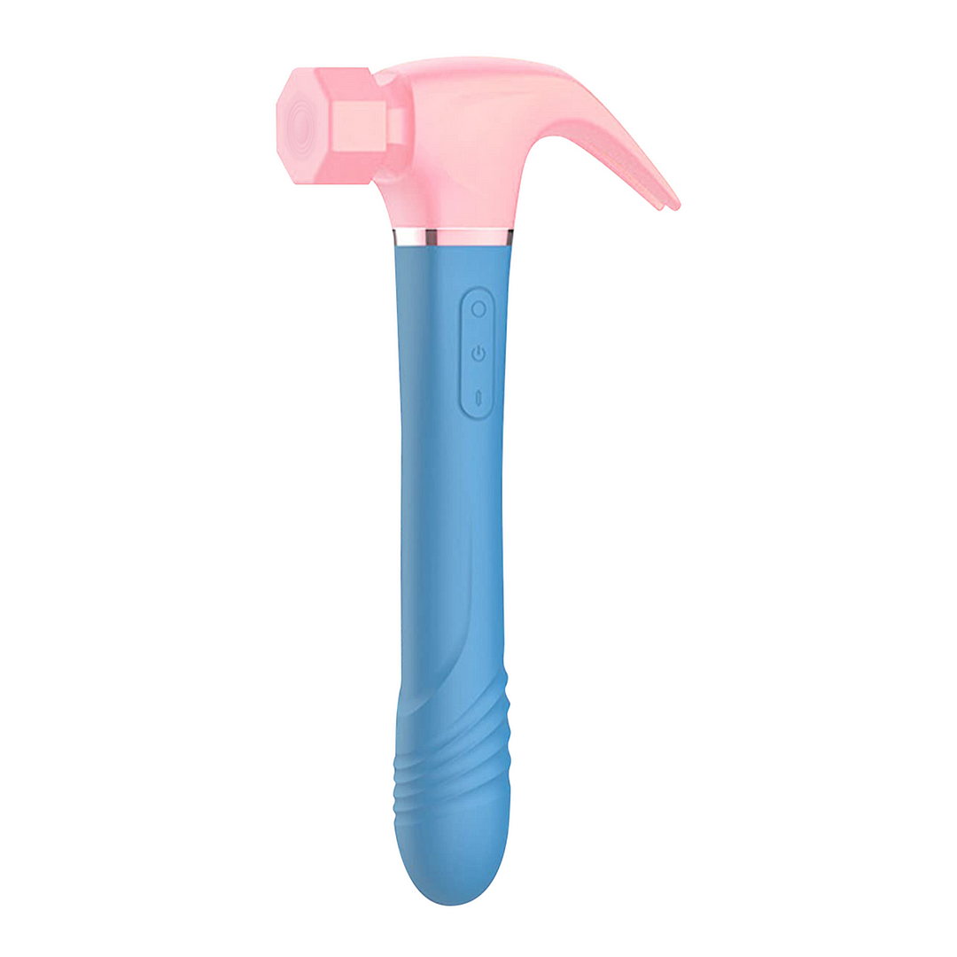 10 Vibration Patterns Silicone Hammer Sex Toy