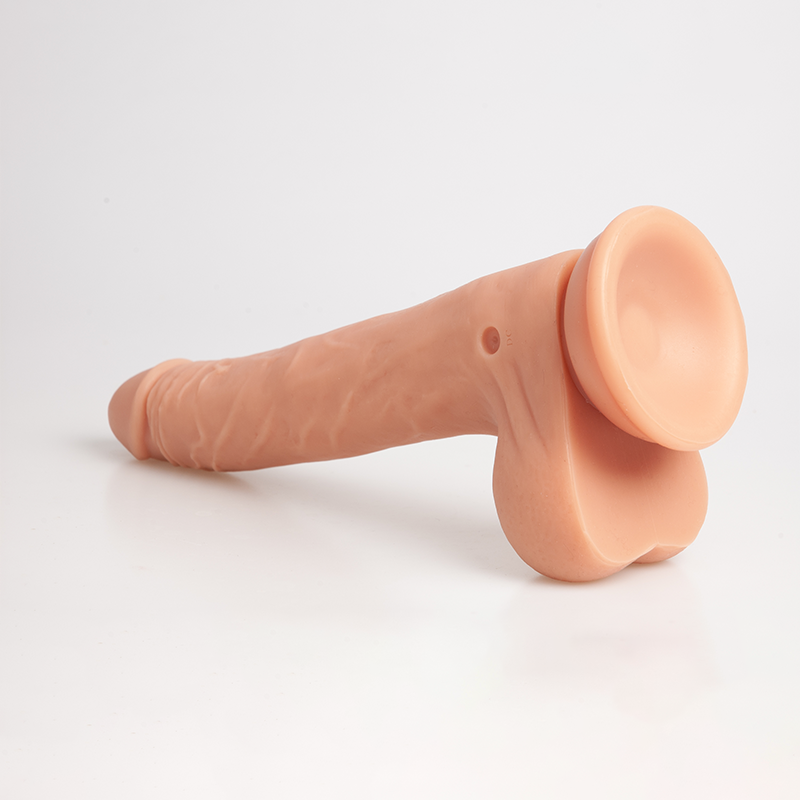 Teleskopschwinge 8-Frequenz-Vibration drahtlose Fernbedienung 22.5 cm wasserdichter Silikondildo