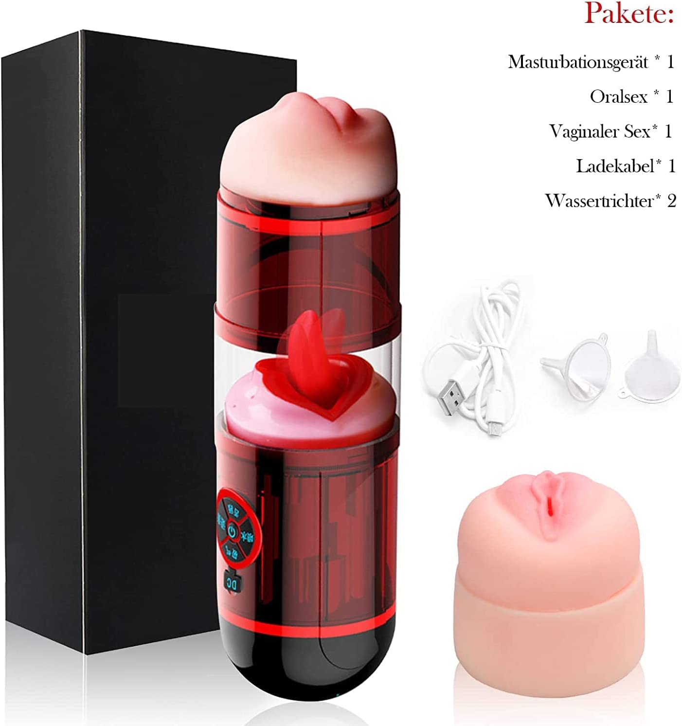 Masturbation Cup male masturbator 12 vibration modes oral sex simulator