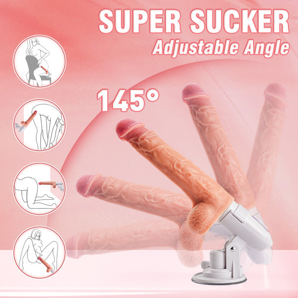 Multi-angle 8-thrust rotating vibration heating remote control Penis vibrator
