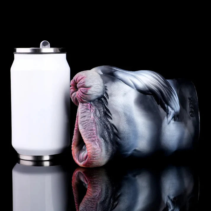 Lifelike Silicone Zebra Animal Vagina Pocket Pussy Male Sex Toy