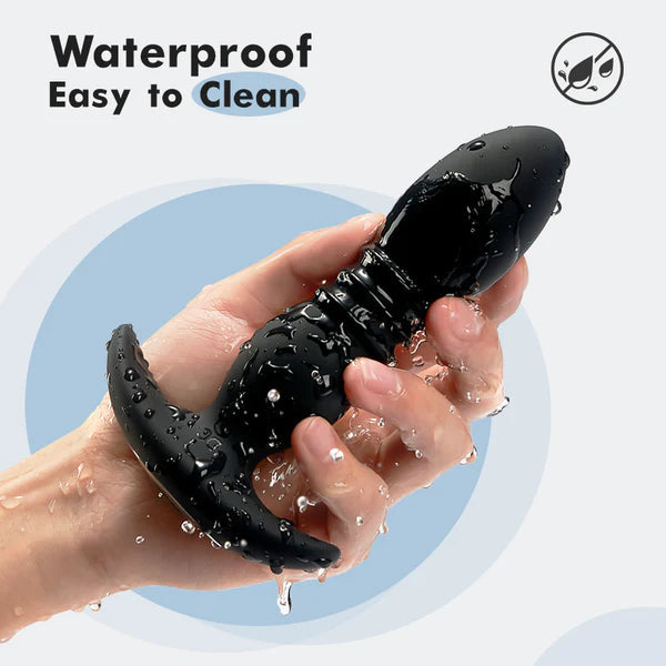 3 thrust 12 Vibration Silicone Remote Control Prostate Vibrator Massager