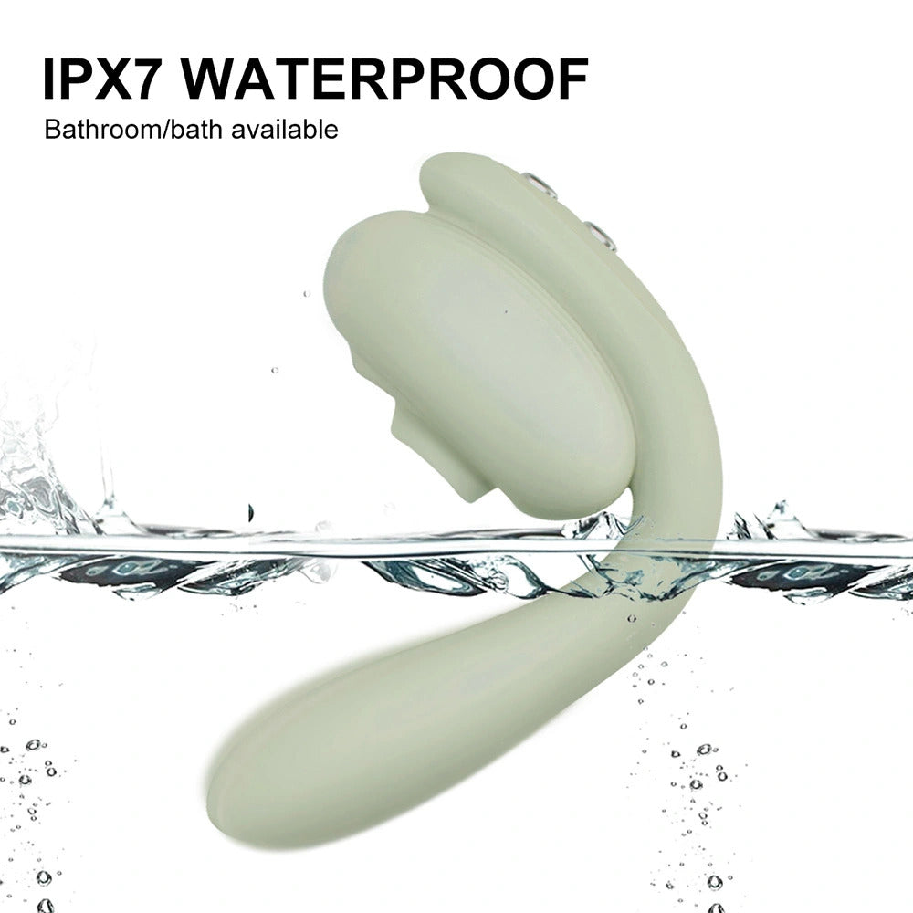 2-in-1 Clitoral Sucking Vibrator G-spot Massager Brings Double Pleasure