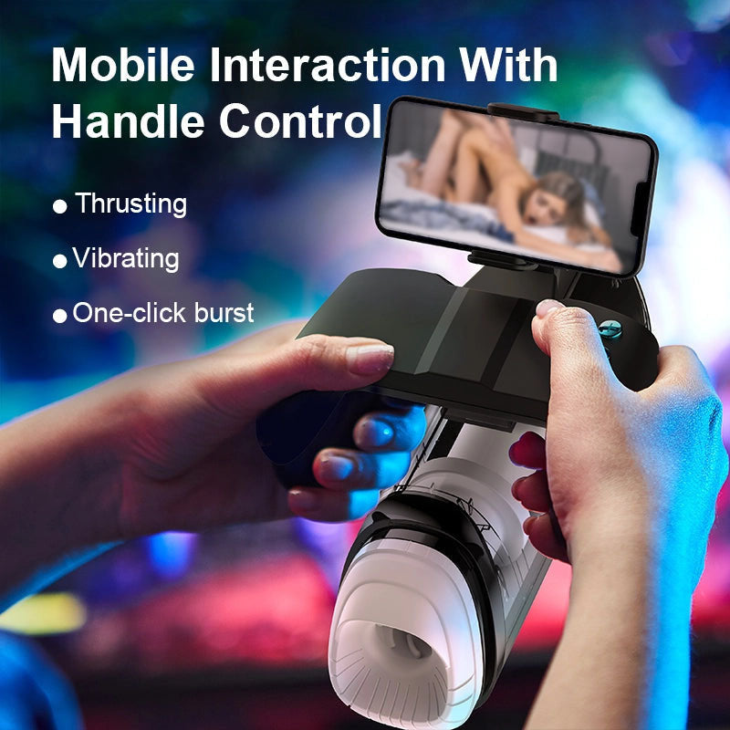 7-Frequency Suction & 7-Frequency Vibration Male Masturbator Cup