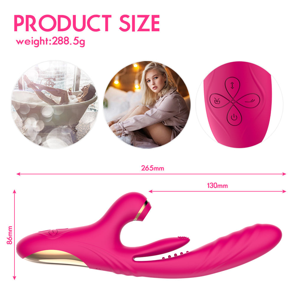 7 Frequency Expansion Suction Pulsation Female Rabbit Vibrator