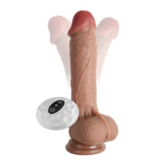 7 Frequency Retractable Swing Silicone Dildo