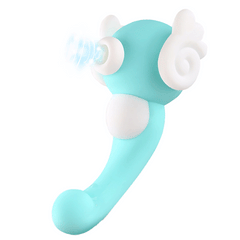 9 Speed Sucking and 10 Speed Vibration Female G-Spot Vibrating Masturbator