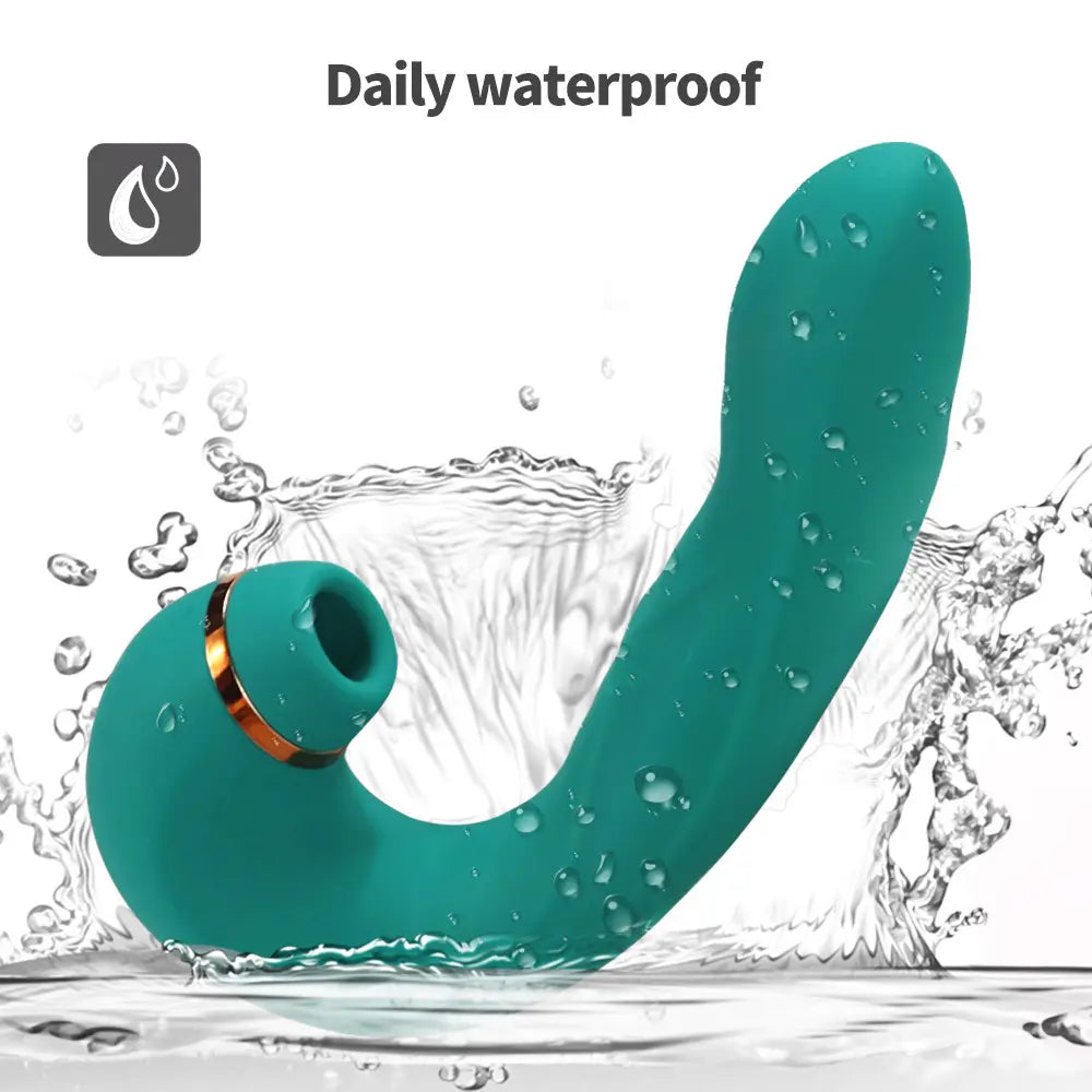 5 Sucking modes Tap the G-spot and suck the vibrator