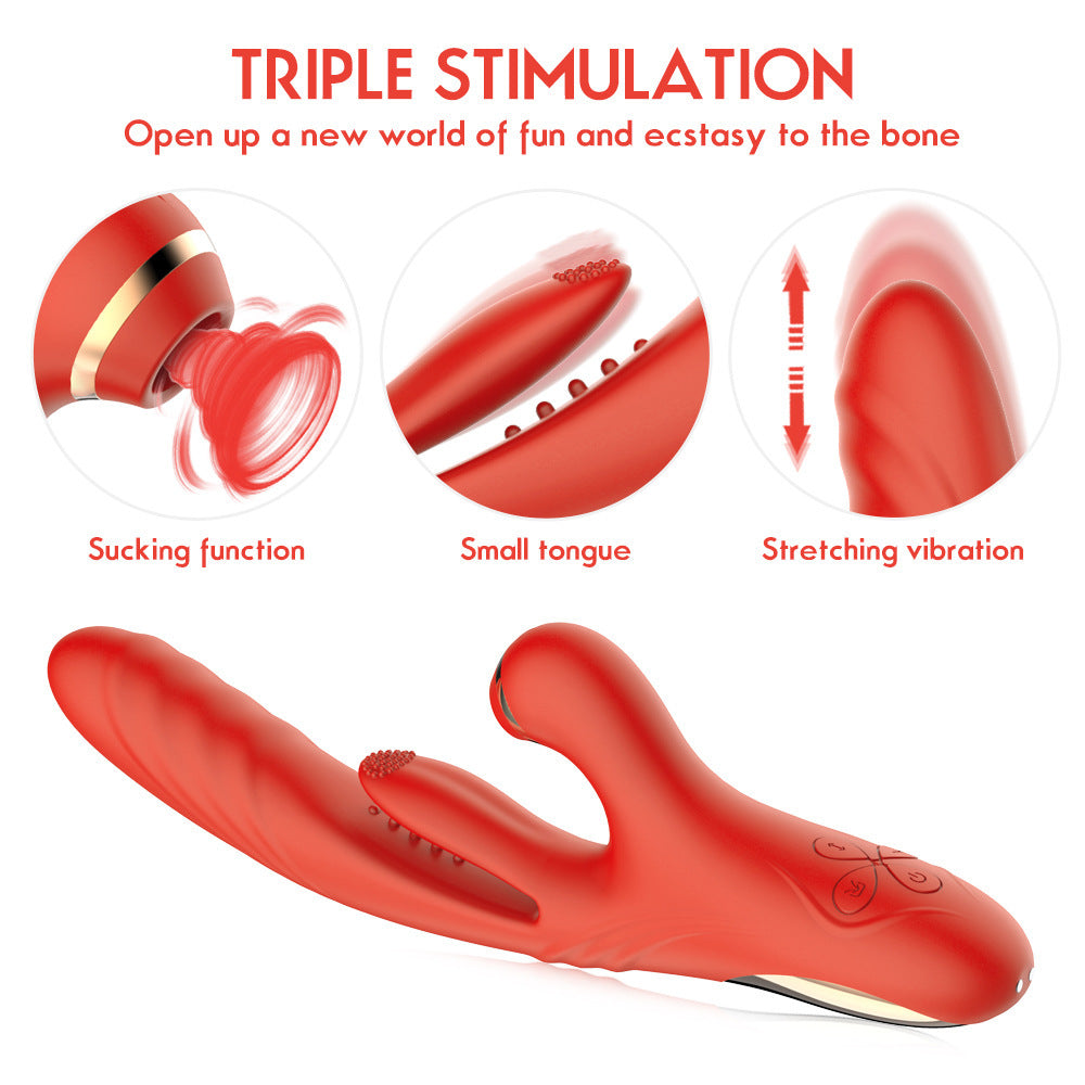 7 Frequency Expansion Suction Pulsation Female Rabbit Vibrator