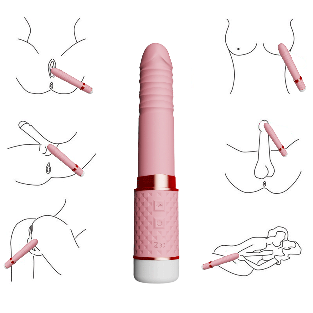 G-Punkt-Vibrator mit 10 Saug- und Vibrationsgeschwindigkeiten für Frauen