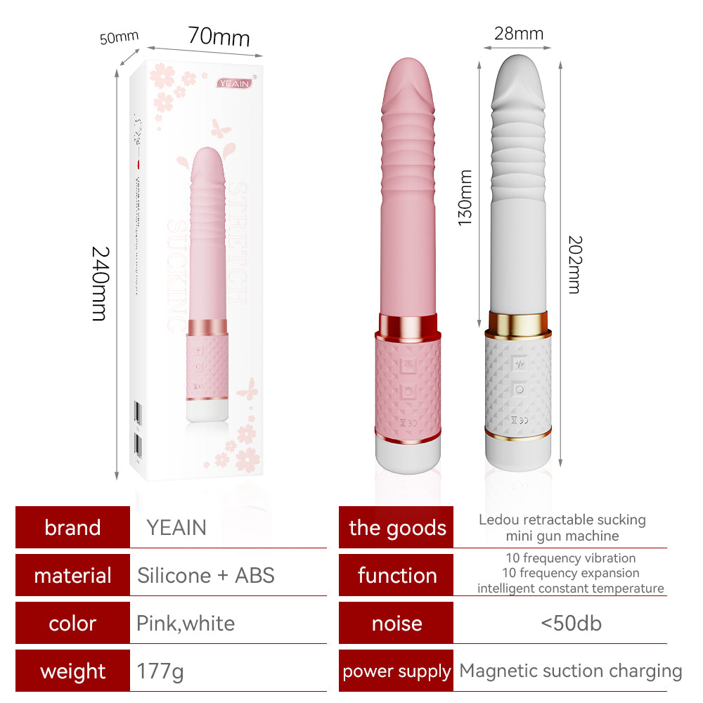 G-Punkt-Vibrator mit 10 Saug- und Vibrationsgeschwindigkeiten für Frauen