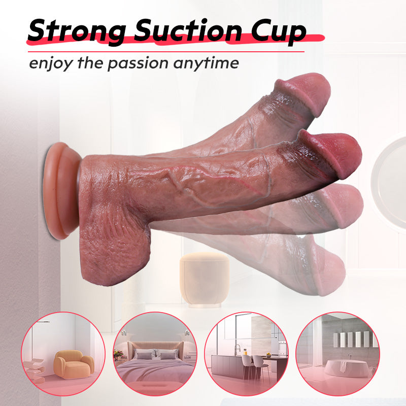 20.5cm Portable Silicone Sex Torso Dildo for Female Cosdoll