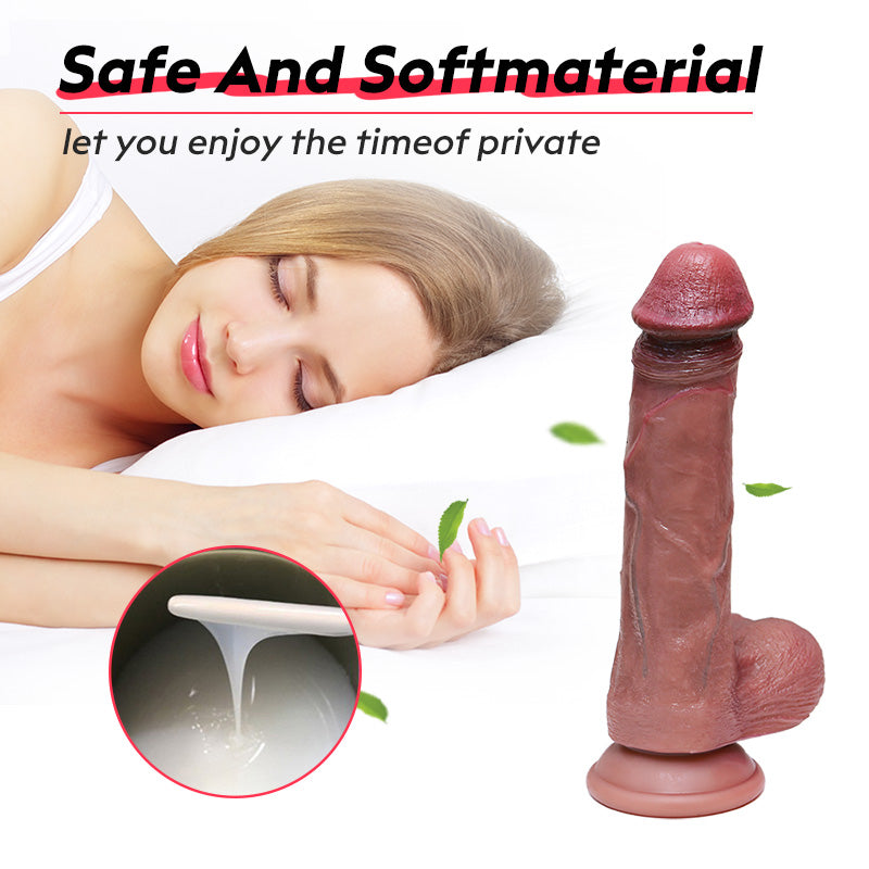 20.5cm Portable Silicone Sex Torso Dildo for Female Cosdoll