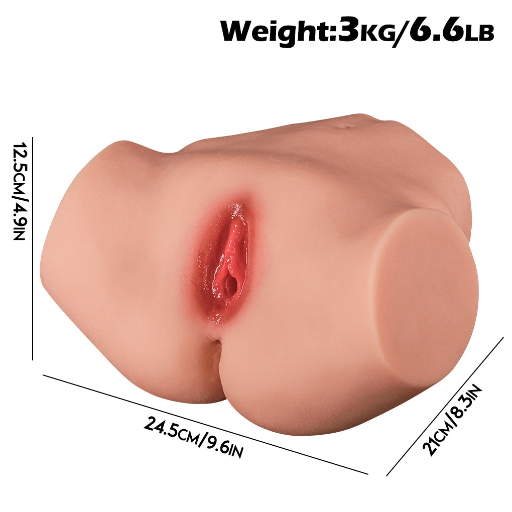 12.5cm Realistic TPE Lower Body Real Love Doll Hip Torso Cosdoll