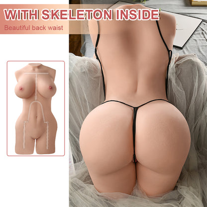 Madison 89.28LB Big Boobs Butt BBW Realistic Sex Doll Torso Female Life Size Male Masturbation Adult Toy
