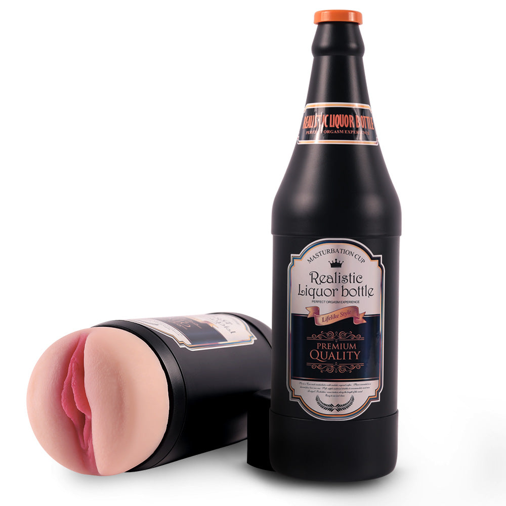 Sonya Beer Bottle Black Sex Toy Male Masturbator Craft Cup in USA