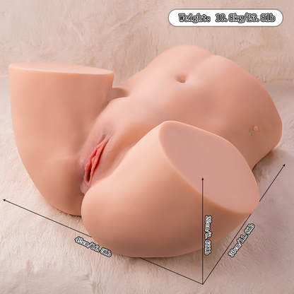 Michelle 23.8LB Realistic Life size BBW Big Ass Sex Doll Torso Soft Peach Buttocks Male Sexy Adult Toys