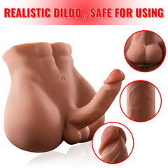 Bartley Life Like Big Penis Male Love Doll Torso Dildo Adult Toys for Female Masturbator